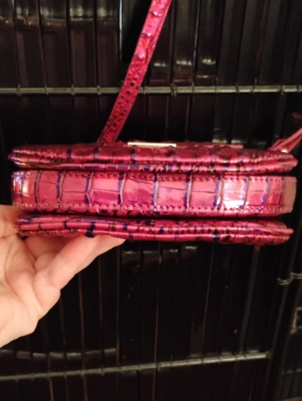 Brahmin Voltage Violet Crossbody Bag